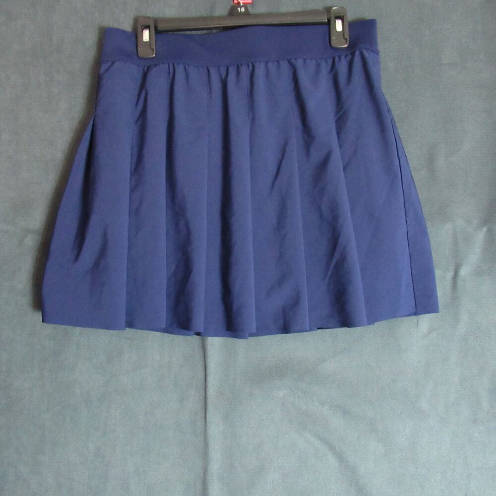 Fabletics Skort Womens Size XL Blue Golf Golfer Tennis Preppy Skirt Pleated